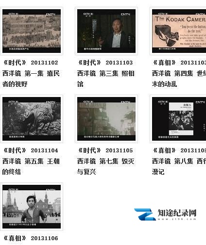[CCTV]西洋镜 西洋镜-知途纪录片网盘资源下载