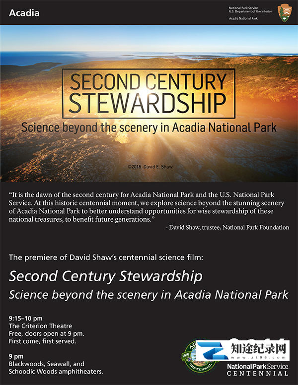 [其他]第二个世纪：阿卡迪亚国家公园 Second Century Stewardship Acadia National Park-知途纪录片网盘资源下载