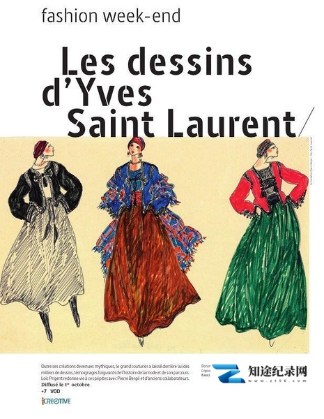 [其他]伊夫圣罗兰的手稿 Les dessins d'Yves Saint Laurent-知途纪录片网盘资源下载