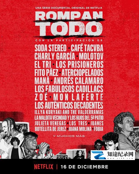 [Netflix]逆风之歌：拉丁摇滚音乐史 BREAK IT ALL: The History of Rock in Latin America-知途纪录片网盘资源下载