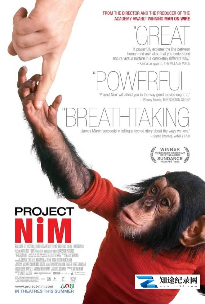 英国纪录片《尼姆计划 Project Nim 2011》英语中英双字 无水印纯净版 1080P/MKV/1.75G 尼姆计划-知途纪录片网盘资源下载