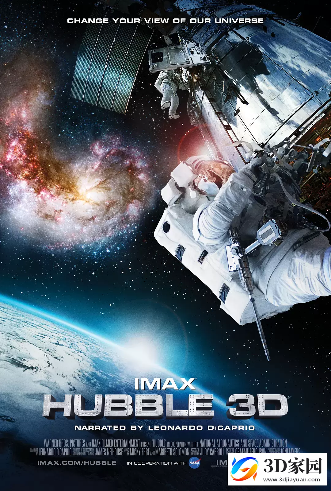 3D纪录片《哈勃望远镜3D》左右格式Hubble 3D 百度网盘 高清 下载-知途3D电影资源网