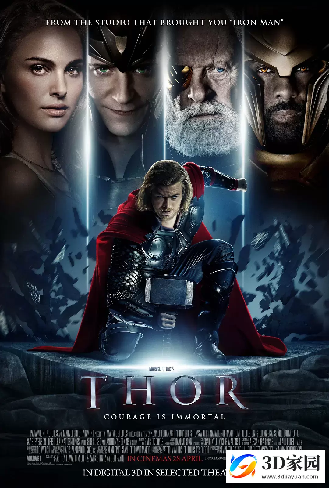 3D电影《雷神》左右格式3D版 高清原盘4K 网盘迅雷BT下载-知途3D电影资源网