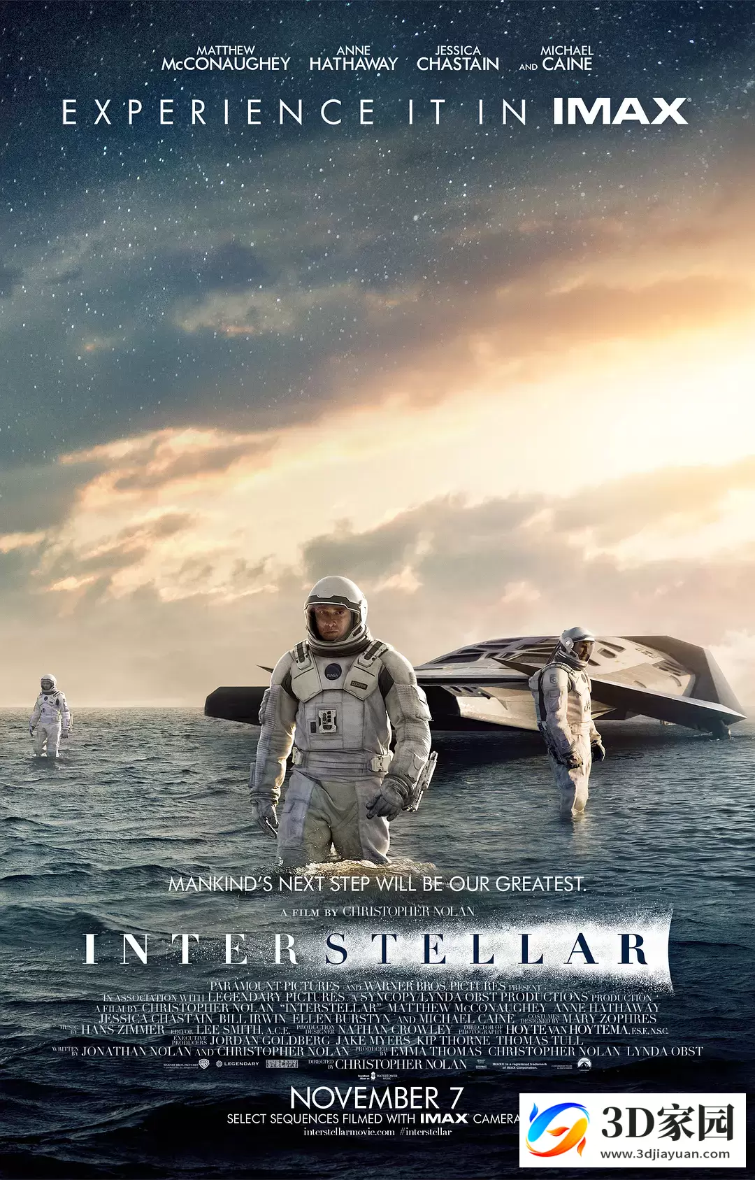 3D电影《星际穿越3D》左右分屏格式 4K高清 网盘下载3D电影 中文字幕-知途3D电影资源网