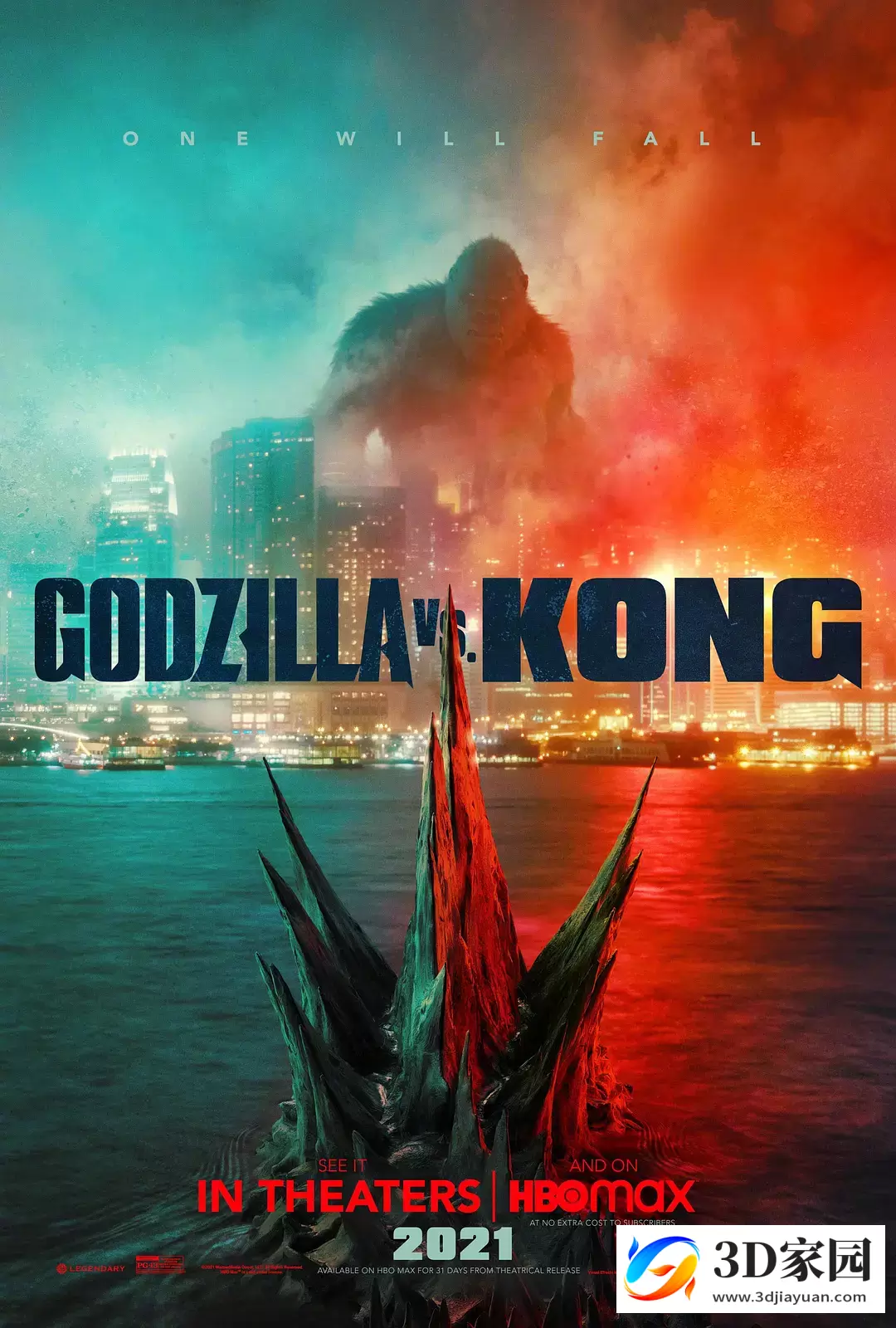 3D电影《金刚大战哥斯拉3D》左右格式3D版 高清蓝光 网盘迅雷BT下载-知途3D电影资源网