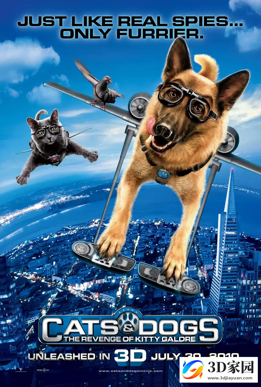 3D电影《猫狗大战2珍珠猫复仇》 3DVR电影 中文字幕 1080P 网盘下载-知途3D电影资源网